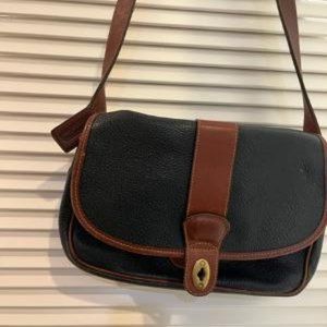 Leather shoulder bag by Coach